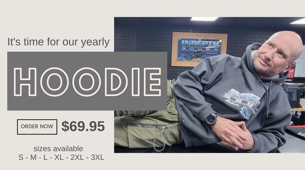 Indepth Scuba dive hoodie 2025