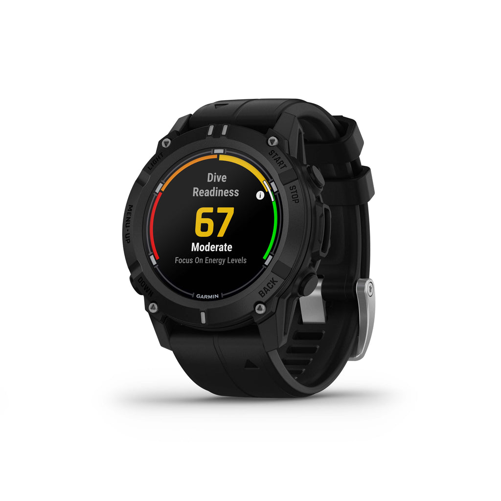 Garmin Descent™ G2 dive computer, Black with Black Band