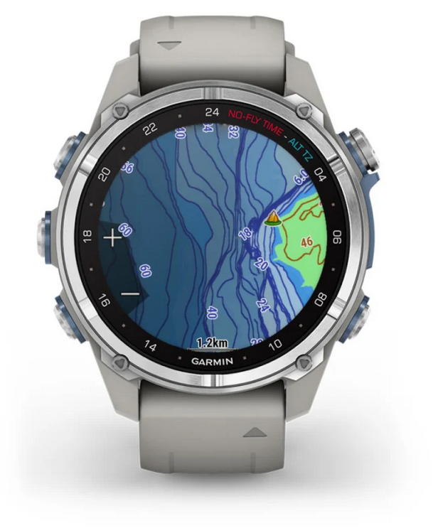 Descent™ Mk3 - 43mm  Stainless steel with fog grey silicone band - in stock now!