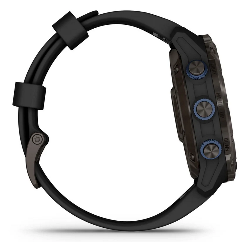 Garmin Descent™ Mk3i – 51 mm, Carbon grey DLC titanium with black silicone band