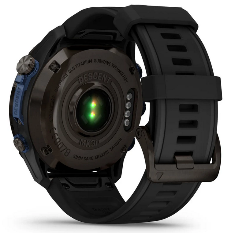 Garmin Descent™ Mk3i – 51 mm, Carbon grey DLC titanium with black silicone band