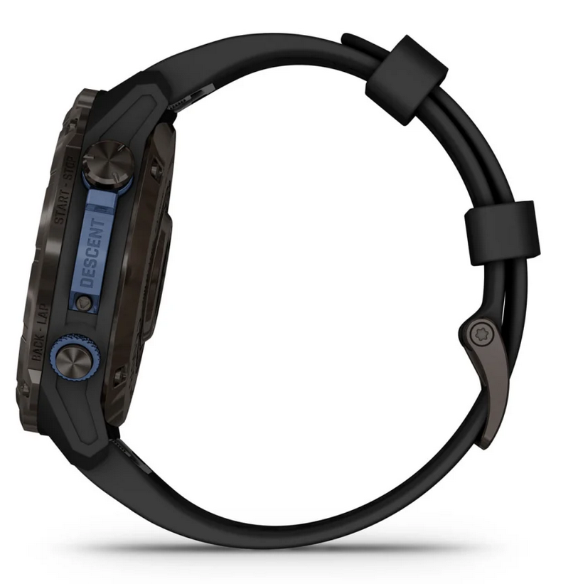 Garmin Descent™ Mk3i – 51 mm, Carbon grey DLC titanium with black silicone band
