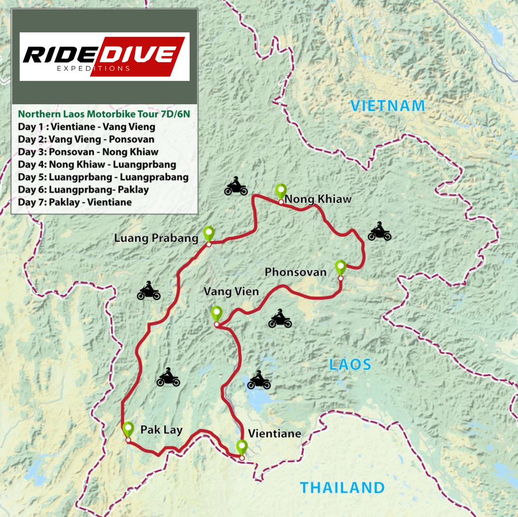 RIDE Laos - 10th to 18th March 2026 - $5190 per rider