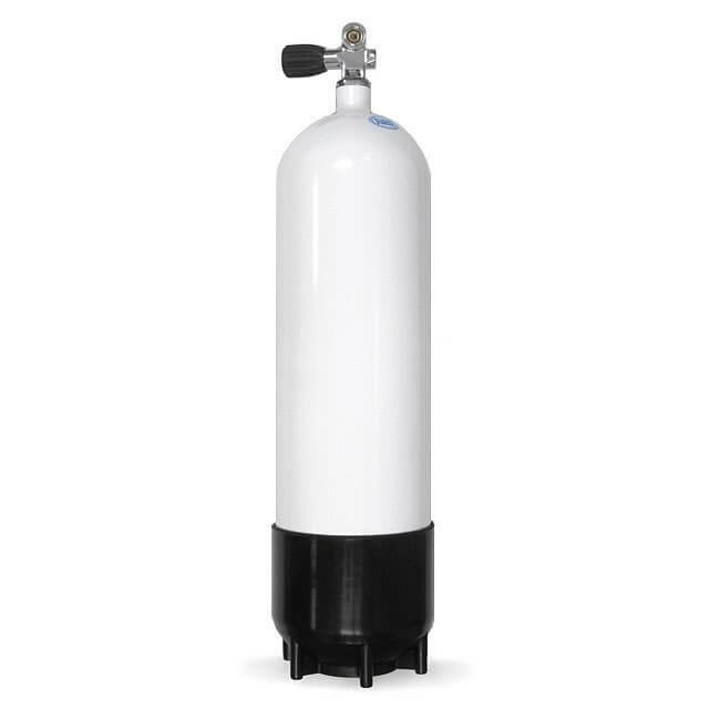 Faber 232 bar 10.5L Steel Cylinder with DIN/K Valve