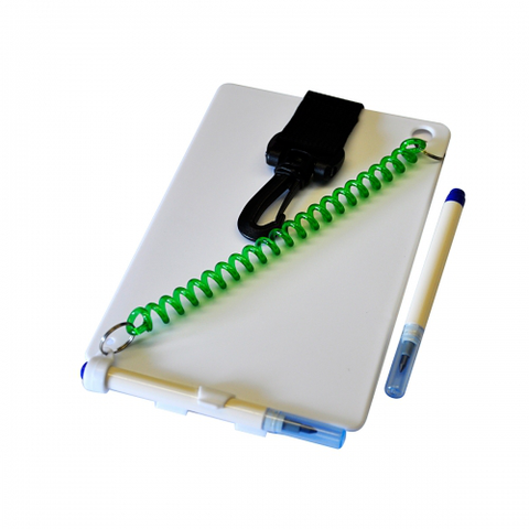 Diver slate with pencil