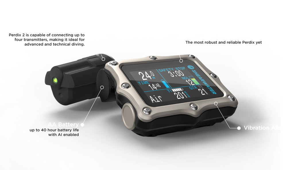 Shearwater Perdix 2 Titanium AI