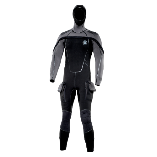 Apeks ThermiQ 8/7mm semi-dry wetsuit - mens & womens