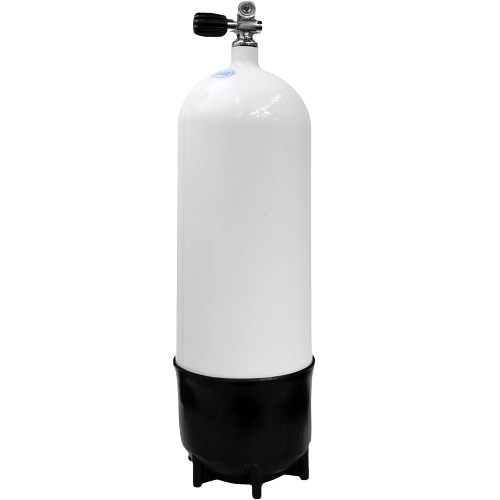 Faber 232 bar 15L Steel Cylinder with DIN/K Valve