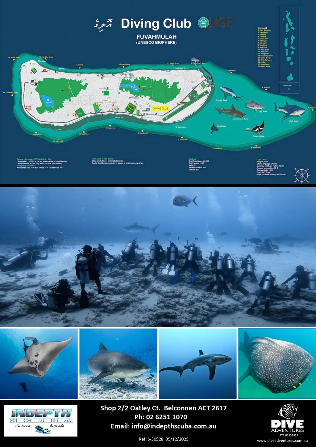 Dive Fuvahmulah & Gan, Maldives - 28th August to 6th September 2026 (deposit)