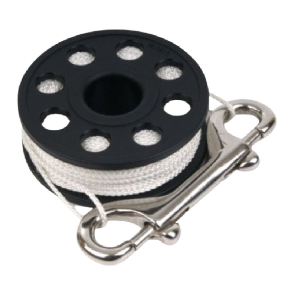Dive reel with stainless steel clip