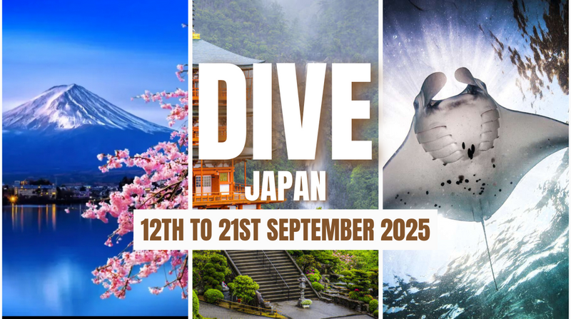 Dive Ishigaki, Japan - 12th to 21st September 2025 - deposit payment