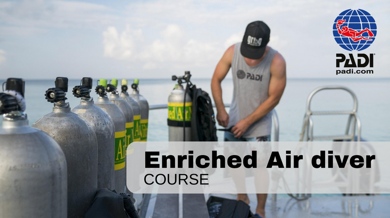 PADI Enriched Air Diver specialty course - start now! - CORON DIVER SPECIAL