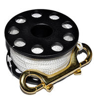 Dive reel with brass clip