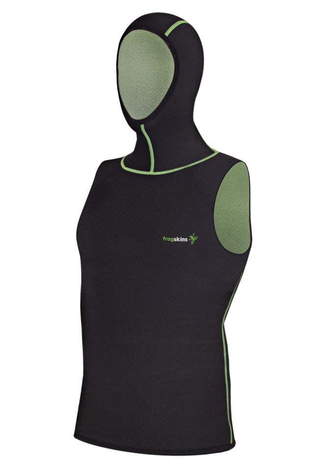 Frogskin Sleeveless Hooded vest